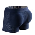 Miniatyrbild 1 av 5: Herrunderkläder Boxer Mesh Herrunderkläder med vadderade underkläder med höftkuddar Dark Blue 2XL