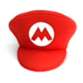 Miniatyrbild 2 av 3: Mario Kostym, Super Mario Bros Kläder för Bebisar red 80cm