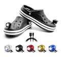 Miniatyrbilde 2 av 5: 1 Par Hodelykter For Crocs Mini Lights Morsomme Skotilbehør Red