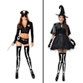 Miniatyrbilde 4 av 7: Halloween-Hodeskaller Hansker Strømper For Fest Cosplay Kostyme Gløder I Mørket Ordinary skeleton gloves+socks