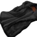 Miniatyrbillede 4 af 6: Dame Veste med Kunstig Pels, Ærmeløs Jakke black 2XL