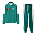 Miniatyrbilde 1 av 2: Squid Game 2 Nr. 456 Cosplay Kostyme Genser 1 XL