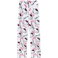 Pikkukuva 1 / 6: Naisten Piirretty Kissan Pyjama Housut Flanelli Mukavat Unihousut white M