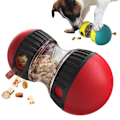 Miniatyrbilde 1 av 5: Hunde-puslespill sakte mater leketøy, godbitdispenserende hundleker, godbitberikende tyggeleker for hunder Red