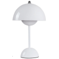 Miniatyrbillede 2 af 6: Dæmpbar Ledningsfri Bordlampe 3-vejs Ledningsfri Lampe Til Læsning, Natlys White