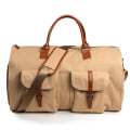 Miniatyrbild 1 av 6: Konvertibel duffelbagage för män Resväska för kläder Handbagage Dark Brown