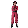 Miniatyrbillede 3 af 10: Squid Game 2 Børnevagt Jumpsuit Med Maske Clothes+Square Mask 120