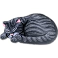 Miniatyrbilde 1 av 6: Kattematte, Dørmatte med Sovende Tabby Cat Design grey 84*45CM