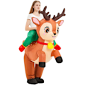 Miniatyrbild 3 av 6: Uppblåsbar Renväst Kostym Vuxen Blow Up Elk Deer Kostymer För Kvinnor Män