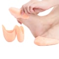 Miniatyrbillede 2 af 6: Professionelle Ballet Slippers Dansesko Ballet Pointe Sko med Tåpudebeskytter Red 33