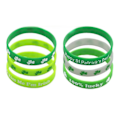 Miniatyrbild 7 av 11: 6 st Shamrock Gummiband St. Patrick's Day Party Favörer