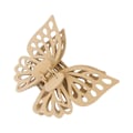 Miniatyrbilde 1 av 5: Store Butterfly Hårklemmer For Kvinner Klø-Klipp Hodeplagg Hårklipp khaki