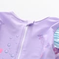 Miniatyrbilde 5 av 7: Jente-badeantrekk med lang erme, mermaid-design og rynker, UV-beskyttelse Color 4 4XL