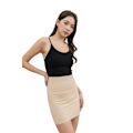 Miniatyrbild 3 av 7: Bekväm sömlös underklänning Shapewear under klänning tight kjol beige 2XL/3XL