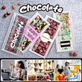 Miniatyrbillede 6 af 11: 12 Hul Chokoladebar Form Dyb med Poser Skraber Style3