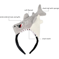 Miniatyrbilde 2 av 5: Plush Dyreører og Horn Hodebånd shark