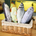 Miniatyrbild 2 av 5: 3D Simulerad Guldfisk Plyschleksak Fylld Mjuk Djur Karp Plysch B 30cm