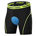 Miniatyrbillede 3 af 5: Mænds Cykelshorts 3D Polstret MTB Cykel Underbukser Shorts Åndbar Black-Green M