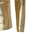 Miniatyrbillede 5 af 7: Mænds Skinnende Slim Fit Langærmet Natklubskjorte gold XL