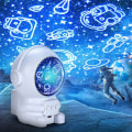 Miniatyrbillede 1 af 6: Astronaut Galaxy Projektor til Soveværelse, Stjerneprojektor, LED Rumnebula Natlys med Musik With Music