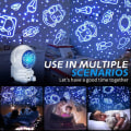 Miniatyrbillede 3 af 6: Astronaut Galaxy Projektor til Soveværelse, Stjerneprojektor, LED Rumnebula Natlys med Musik With Music