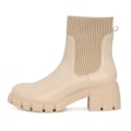 Miniatyrbillede 3 af 11: Dames Chelsea Støvler Slip On Platform Ankelstøvler Lug Sole Chunky Booties US8
