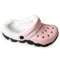 Avslappnade Trädgårdsskor Varma Fluffiga Tofflor Vinter pink W7/W9