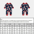 Pikkukuva 11 / 11: Lasten ja Aikuisten Jouluperheen Sopivat Pyjamat Lumimies Uniasu PJs Sarjat Mom M