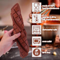 Miniatyrbild 4 av 9: Chokladform med 12 Fack, Djup, med Påsar och Skrapa Style1