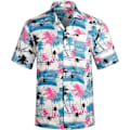 Pikkukuva 2 / 5: Miesten Havaijilaiset Paidat Lyhythihainen Napitettava Rentopaita Painettu Rantopaita Color 3 XL