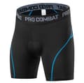 Herrcykelbyxor 3D-vadderade MTB cykelbyxor andningsbara Black-Blue M