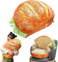 3D-simuloitu Plussinen Burger-tyyny, Hauskat Tyynysoivat Hamburger-sohva bread
