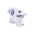 Miniatyrbilde 4 av 5: Menn Los Angeles Shohei Ohtani DODGERS Hvit Hjemmetrøye med Begrenset Spillerkostyme 3XL