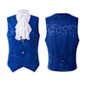 Pikkukuva 2 / 7: Paisley-liivit miehille, viktoriaaninen steampunk-goottilainen puku blue XL
