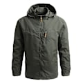 Miniatyrbild 1 av 10: Herrar Crew Hooded Midlayer Jacka green 4XL