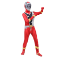 Miniatyrbild 4 av 6: Pojk Cosplay Jumpsuit Fancy Dress Kostym Halloween Karneval Fest Speldräkt Red 160