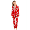 Miniatyrbild 4 av 11: Familjepysjamas för jul - Julpyjamas Matchande Set child red 2Y