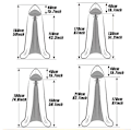 Miniatyrbilde 6 av 8: Unisex hettekappe, Halloween-kappe for cosplay red 140cm without hat