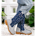Pikkukuva 4 / 5: Tyttöjen Cowboy-saappaat Unisex-Lapsi Keski-Vasikka Glitter Toddler Cowboy-saapas silver 30