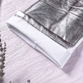Miniatyrbild 7 av 9: Dam Overknästrumpor Faux Läder Byxor Långa Overknee Strumpbyxor silver