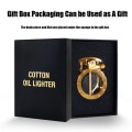 Miniatyrbilde 5 av 5: Vintage Trench Lighter, Bærbar Steampunk Kerosin-Tennlighter Unik Gave til Menn
