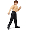 Miniatyrbillede 2 af 5: Sjov Muskel Herre T-shirt Cosplay Falske Brystmuskler Og Mavemuskler Drenge Muskel Top Child S