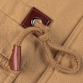 Miniatyrbilde 6 av 10: Vinterjakke for menn med fleecefôr, tykk arbeidsjakke, varm cargojakke med hette khaki 4XL