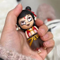 Miniatyrbild 5 av 7: NeZha Ansiktsväxlande Docka, Maskbyte Dekoration med 4 Olika Uttryck