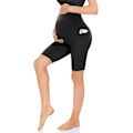 Miniatyrbillede 1 af 6: Korte Graviditets Leggings Kvinder Graviditet black XL