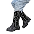 Pikkukuva 1 / 5: Tyttöjen Cowboy-saappaat Unisex-Lapsi Keski-Vasikka Glitter Toddler Cowboy-saapas black 26