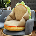 Miniatyrbilde 5 av 10: 3D Simulert Pluss Burger Pute, Morsomme Puter Hamburger Sofa Hamburger