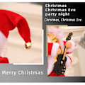 Miniatyrbild 8 av 9: Twerking Tomte, Dansande Elektrisk Julplyschdocka Standing style