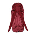 Miniatyrbilde 1 av 4: Lang Sateng Bonnet for Kvinner Silke Bonnet for Søvn Søvnhette red