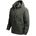 Miniatyrbilde 2 av 10: Herre Crew Hooded Midlayer Jakke green 3XL